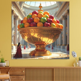 Lienzo „Frische Vielfalt – Die Kraft des Obstes“