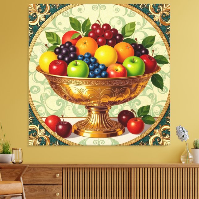 Lienzo „Frische Vielfalt – Die Kraft des Obstes“ (Insitu (Sala de estar))