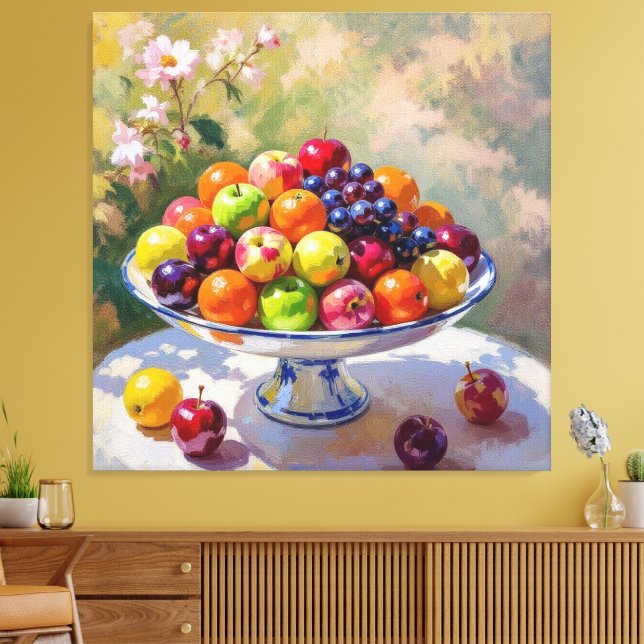 Lienzo „Frische Vielfalt – Die Kraft des Obstes“ (Insitu (Sala de estar))