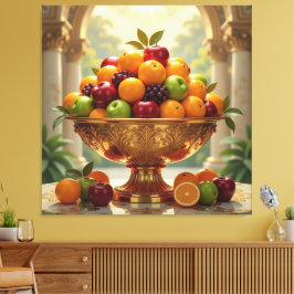 Lienzo „Frische Vielfalt – Die Kraft des Obstes“