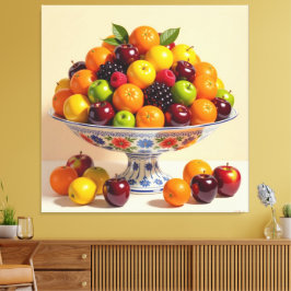 Lienzo „Frische Vielfalt – Die Kraft des Obstes“