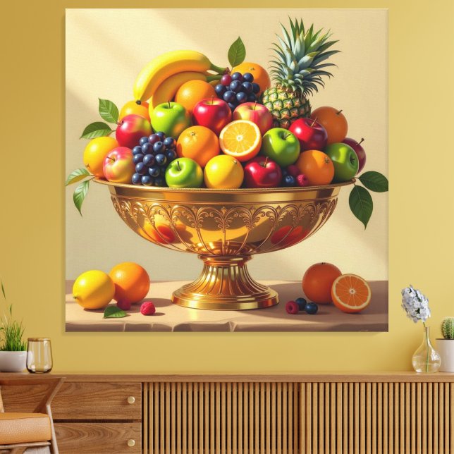 Lienzo „Frische Vielfalt – Die Kraft des Obstes“ (Insitu (Sala de estar))