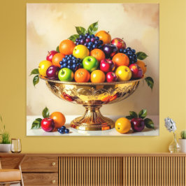 Lienzo „Frische Vielfalt – Die Kraft des Obstes“