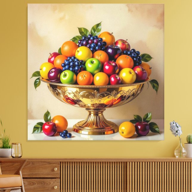 Lienzo „Frische Vielfalt – Die Kraft des Obstes“ (Insitu (Sala de estar))