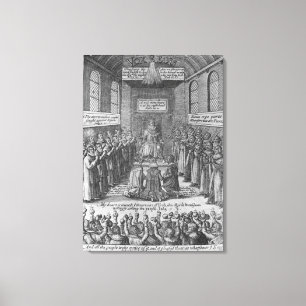 Lienzo Frontispiece a la "voz Regis" por Thomas Scott
