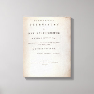 Lienzo Frontispiece al volumen I