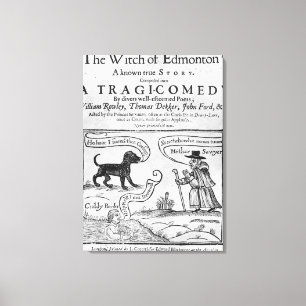 Lienzo Frontispiece "la bruja de Edmonton