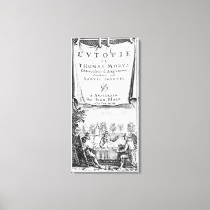 Lienzo Frontispiece, 'la Utopía de Thomas More