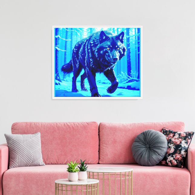 Lienzo Frost Wolf (Insitu (Sala de estar))