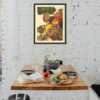Lienzo Fruit Still Life Framed Art - Kitchen Decor