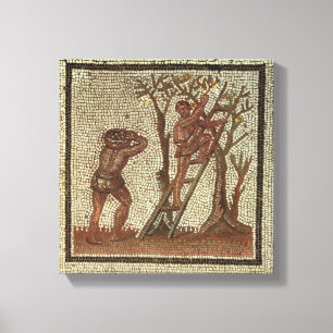 Lienzo Fruta de la cosecha, mosaico romano