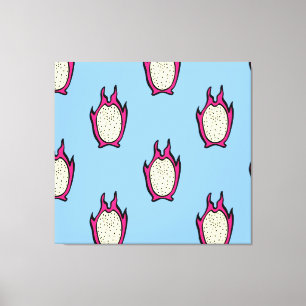 Lienzo Fruta del dragón: Dibujo de tinta de época.