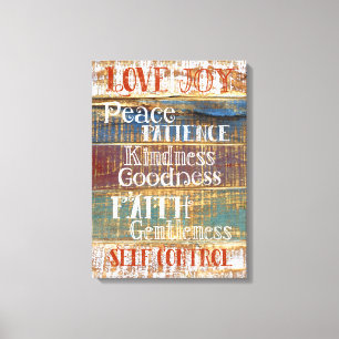 Lienzo Fruta del vintage del cristiano rústico del