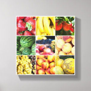 Lienzo Frutas - foto de plantilla