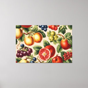 Lienzo Frutas y flores de un jardín italiano de lujo