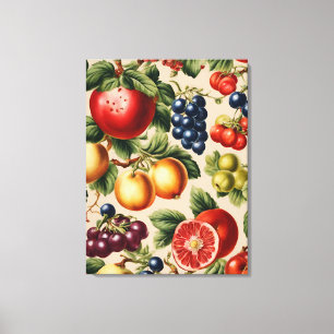 Lienzo Frutas y flores de un jardín italiano de lujo