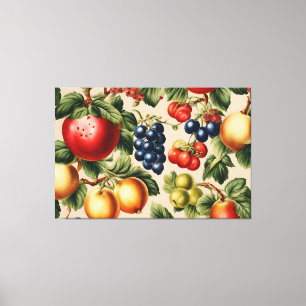 Lienzo Frutas y flores de un jardín italiano de lujo