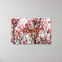 Lienzo Frutos romanos rojos o bayas de ceniza