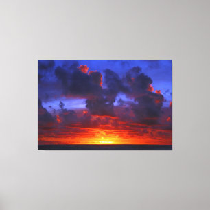 Lienzo FUEGO DE SOL PACÍFICO 40x60