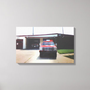 Lienzo Fuego vintage de Newkirk