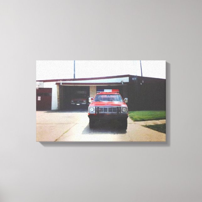 Lienzo Fuego vintage de Newkirk (Anverso)