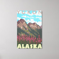 Fuego y Montañas - Yukón, Alaska