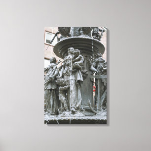 Lienzo Fuente de las Virtudes en Nuremberg