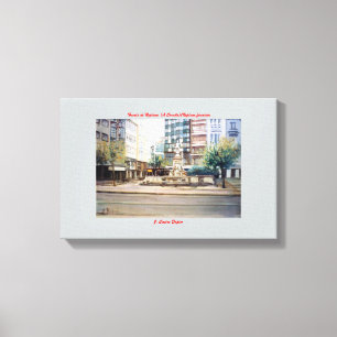 Lienzo Fuente de Neptuno (A Coruña)/Neptune fountain