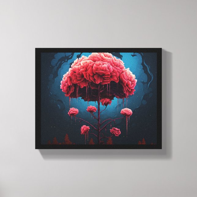 Lienzo Fuente de Rosas de amor (Anverso)