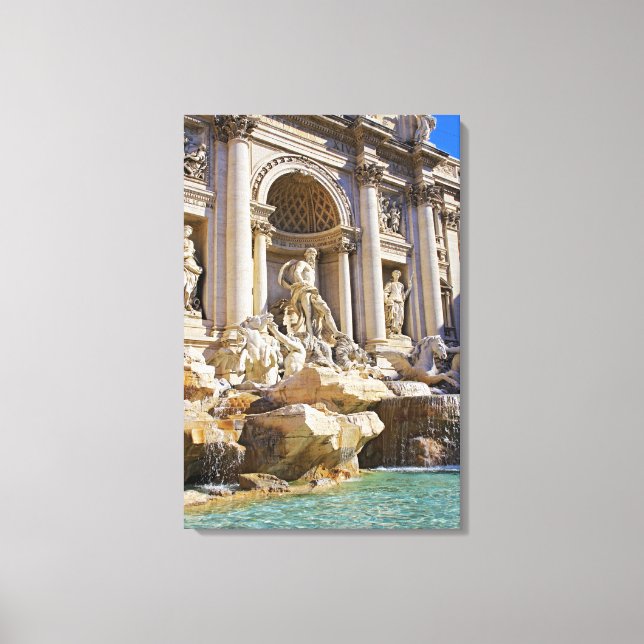 Lienzo fuente de Trevi (Anverso)