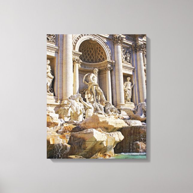 Lienzo Fuente de Trevi (Anverso)