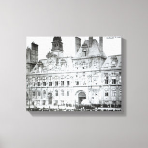 Lienzo Fuera del hotel de Ville