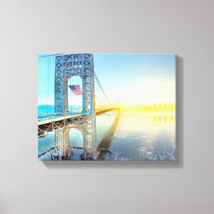 Lienzo Fuerte de conexión Lee NJ y Manhattan NYPlus de