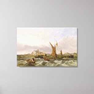 Lienzo Fuerte del tilburí - viento contra la marea, 1853