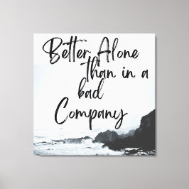 Lienzo Fuerza individual: mejor solo que en mala empresa