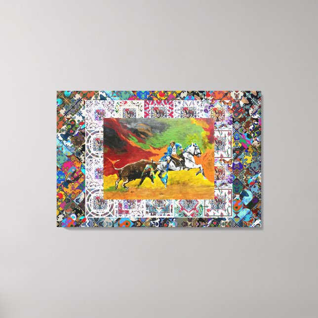 Lienzo Fuerza portuguesa (Anverso)