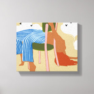 Lienzo Fumar y hacer nubes