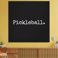 Fun Black Retro White Text Pickball (Extracto de b