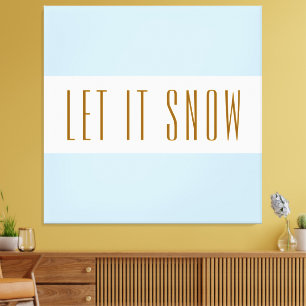 Lienzo Fun Bright White Pastel Blue Stripes DEJAR QUE NIE