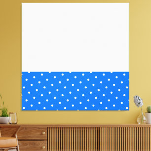 Lienzo Fun Moderno Y Brillante Tiras De Punto Azul Sobre