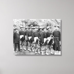 Lienzo Funcionamiento chino de la manguera del campeón