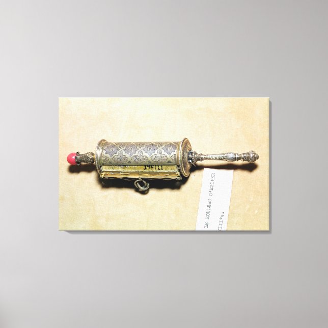 Lienzo Funda Megillah, de Alsacia (Anverso)