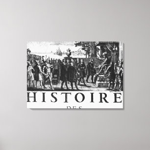 Lienzo Fundación de Luis XIV, rey de Francia