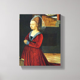 Lienzo Fundadora Arrodillada Detalle - Petrus Christus -