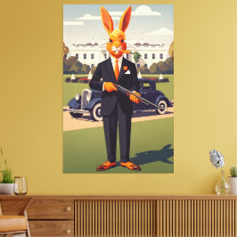 Lienzo Funny American