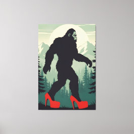 Lienzo Funny Bigfoot