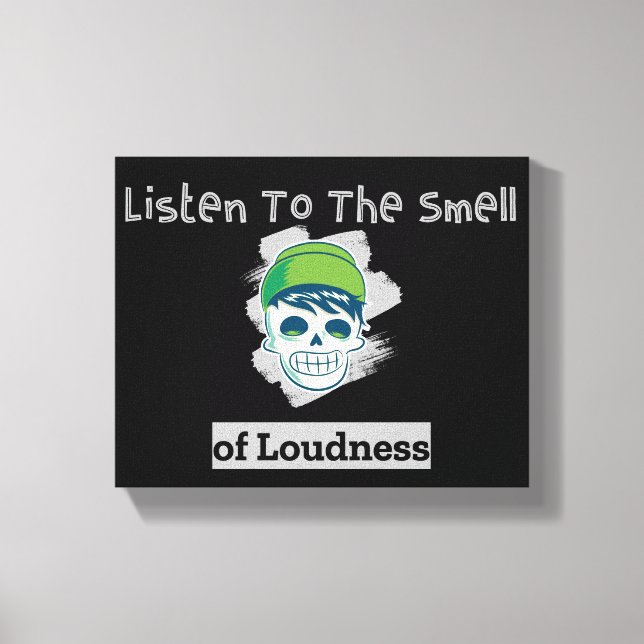 Lienzo Funny Brain Design (Anverso)