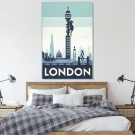 Lienzo Funny cat in London