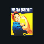 Lienzo Funny Kim Jong Un Poster "Podemos hacerlo"<br><div class="desc">Divertido Kim Jong Un Poster "Podemos hacerlo" Remover al líder norcoreano en lugar del líder del chica en el famoso poster de la Segunda Guerra Mundial y el lema "Podemos fastidiarlo" en lugar de "Podemos hacerlo"</div>