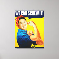 Funny Kim Jong Un Poster "Podemos hacerlo"